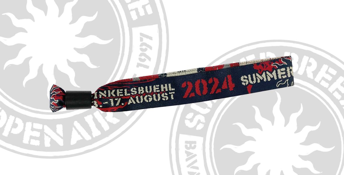  Wristband 2024, Festivalbändchen  